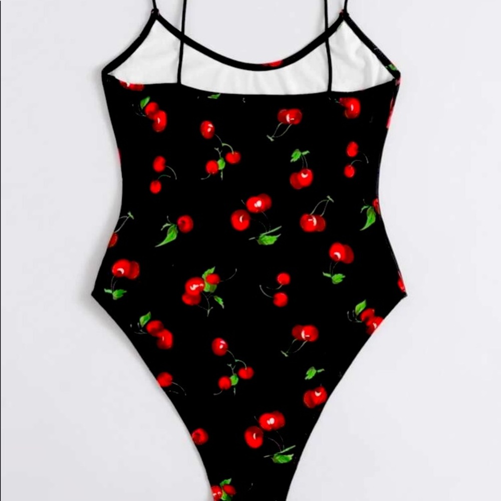 Cherry Print Cami Bodysuit